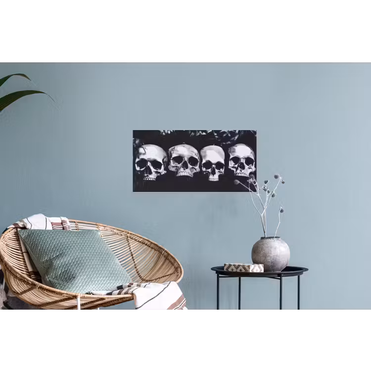Muursticker - Schedels - Zwart - Contrast — 4