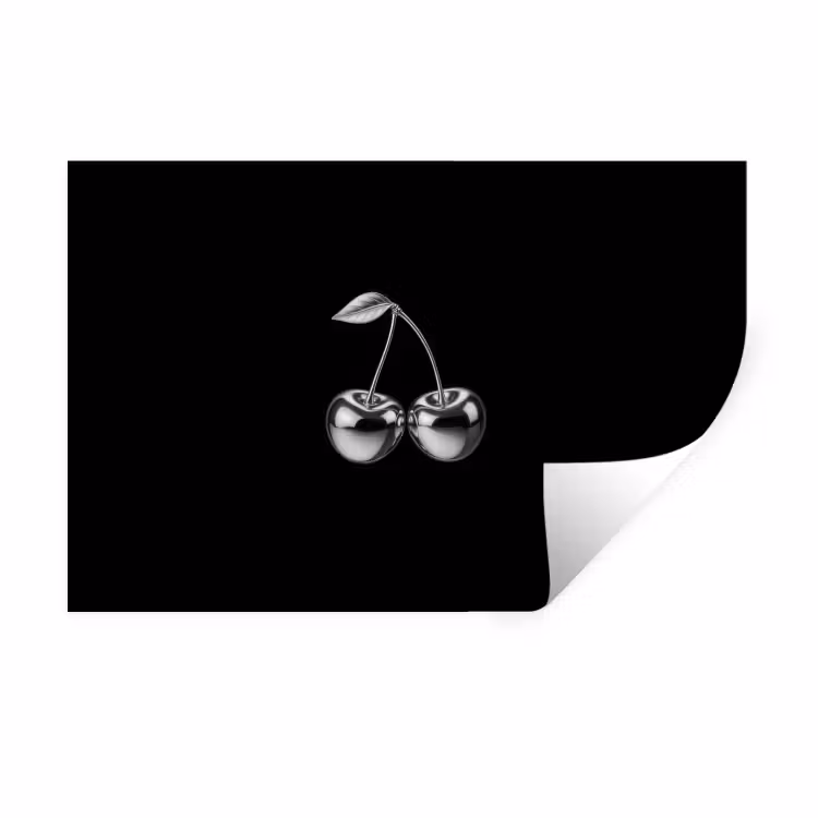 Muursticker - Kers - Luxueus - Metallic — 1