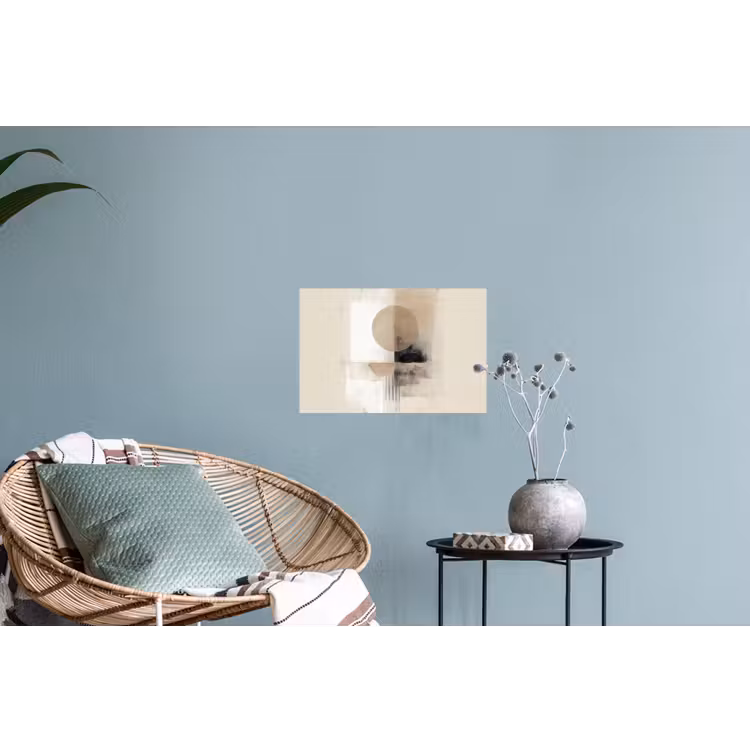 Muursticker - Cirkel - Compositie - Diepte - Beige — 4