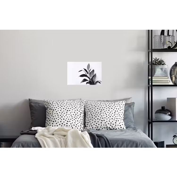 Muursticker - Plant - Bladeren - Minimalistisch - Zwart — 5