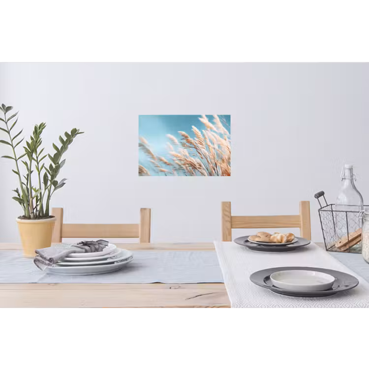Muursticker - Siergras - Wind - Lichtbruin — 3