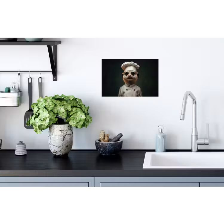 Muursticker - Dier - Kok - Stokstaartje — 2