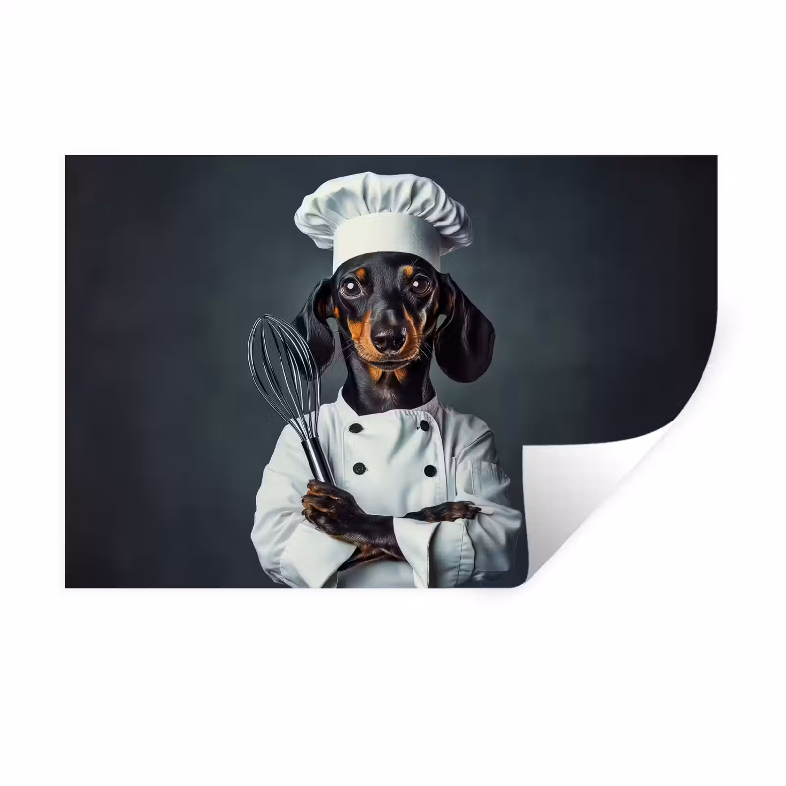 Muursticker - Hond - Garde - Kok — 1