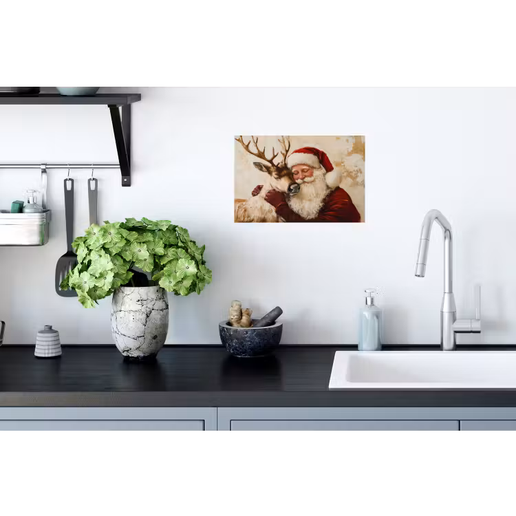 Muursticker - Kerstman - Rendier - Kerst - Christmas — 2