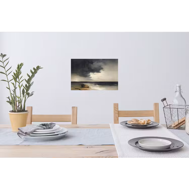Muursticker - Kust - Golven - Rots - Storm — 3