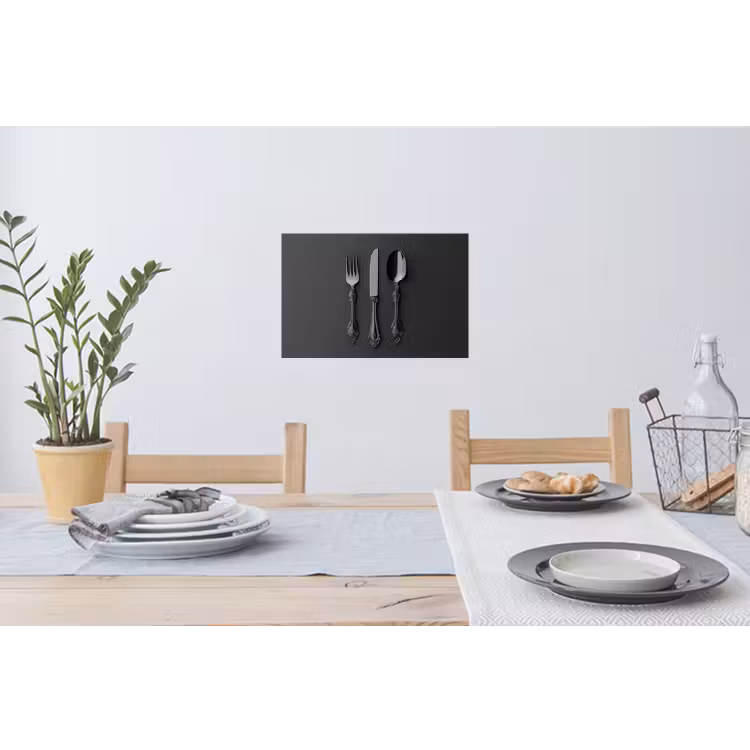 Muursticker - Bestek - Zwart — 3