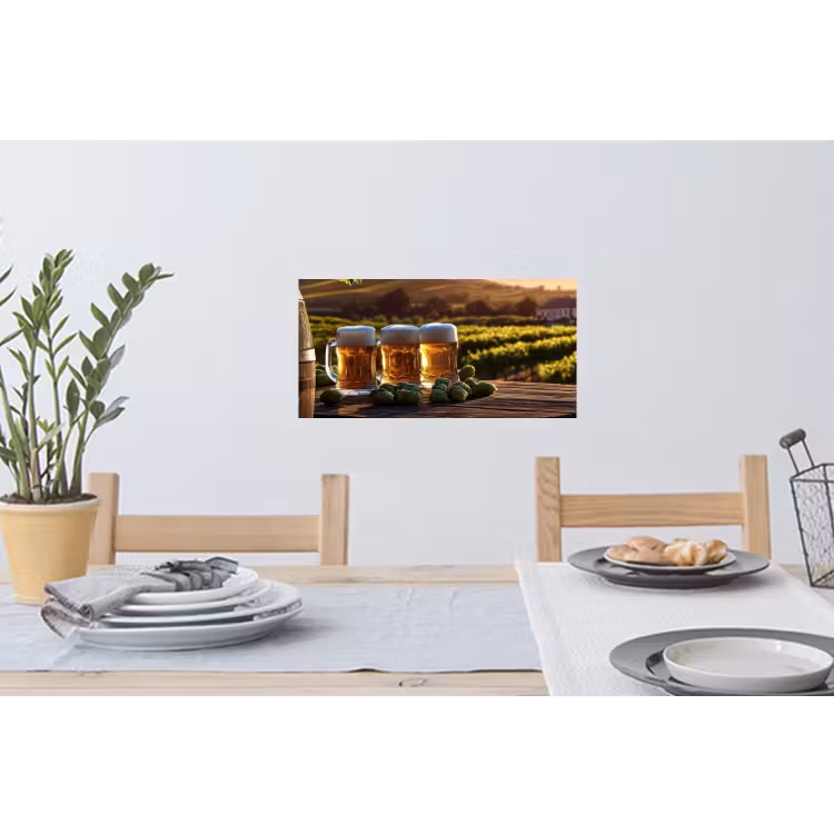 Muursticker - Bier - Hop - Landschap — 3