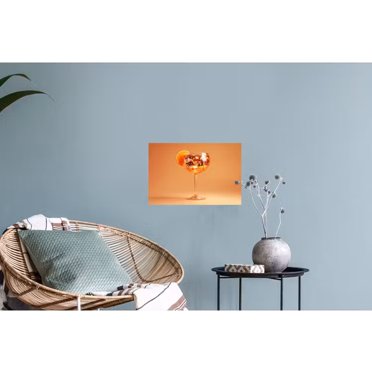 Muursticker - Drank - Oranje - Glitter - Disco — 4
