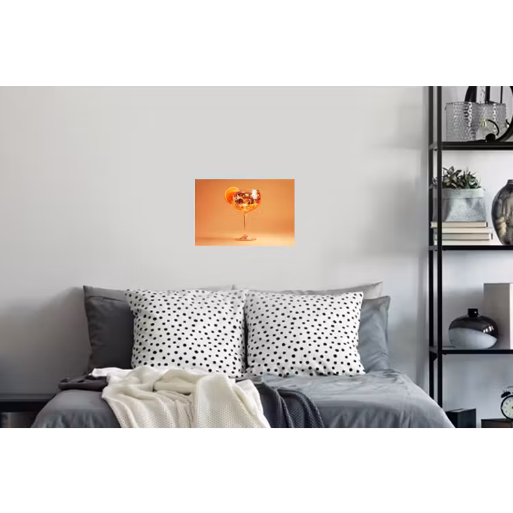 Muursticker - Drank - Oranje - Glitter - Disco — 5