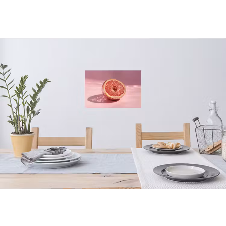 Muursticker - Grapefruit - Roze - Disco - Shiny — 3