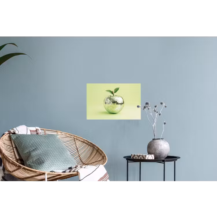 Muursticker - Groen - Disco - Decoratie - Appel — 4