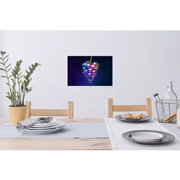 Muursticker - Paars - Disco - Feest - Druif — 3