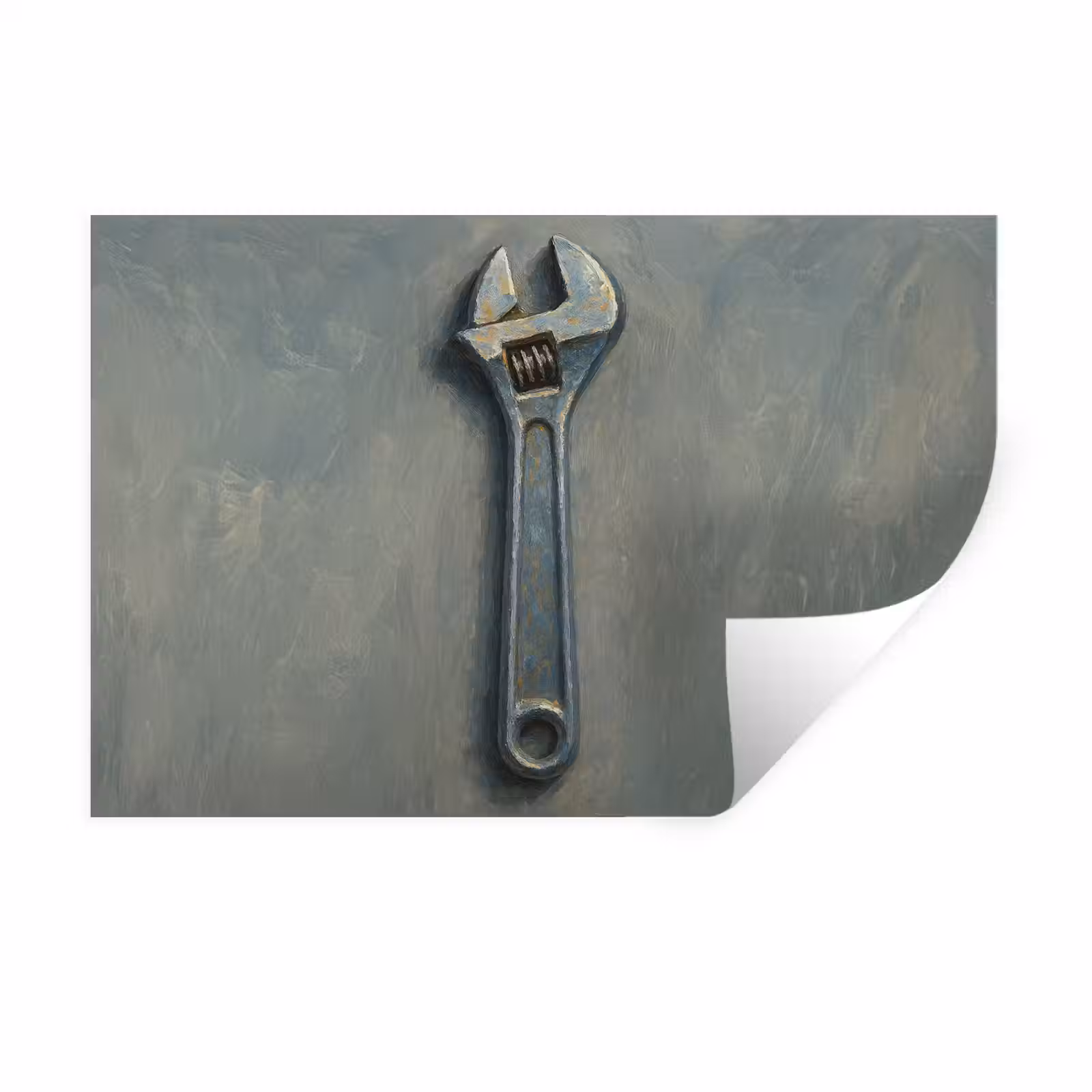Muursticker - Moersleutel - Gereedschap - Verf — 1