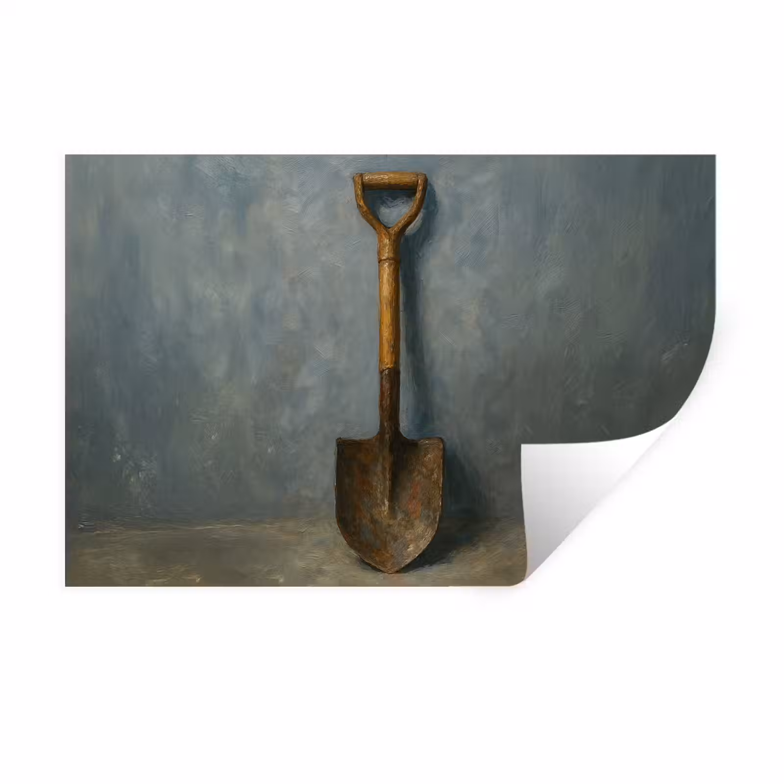 Muursticker - Schep - Gereedschap - Schilderij — 1