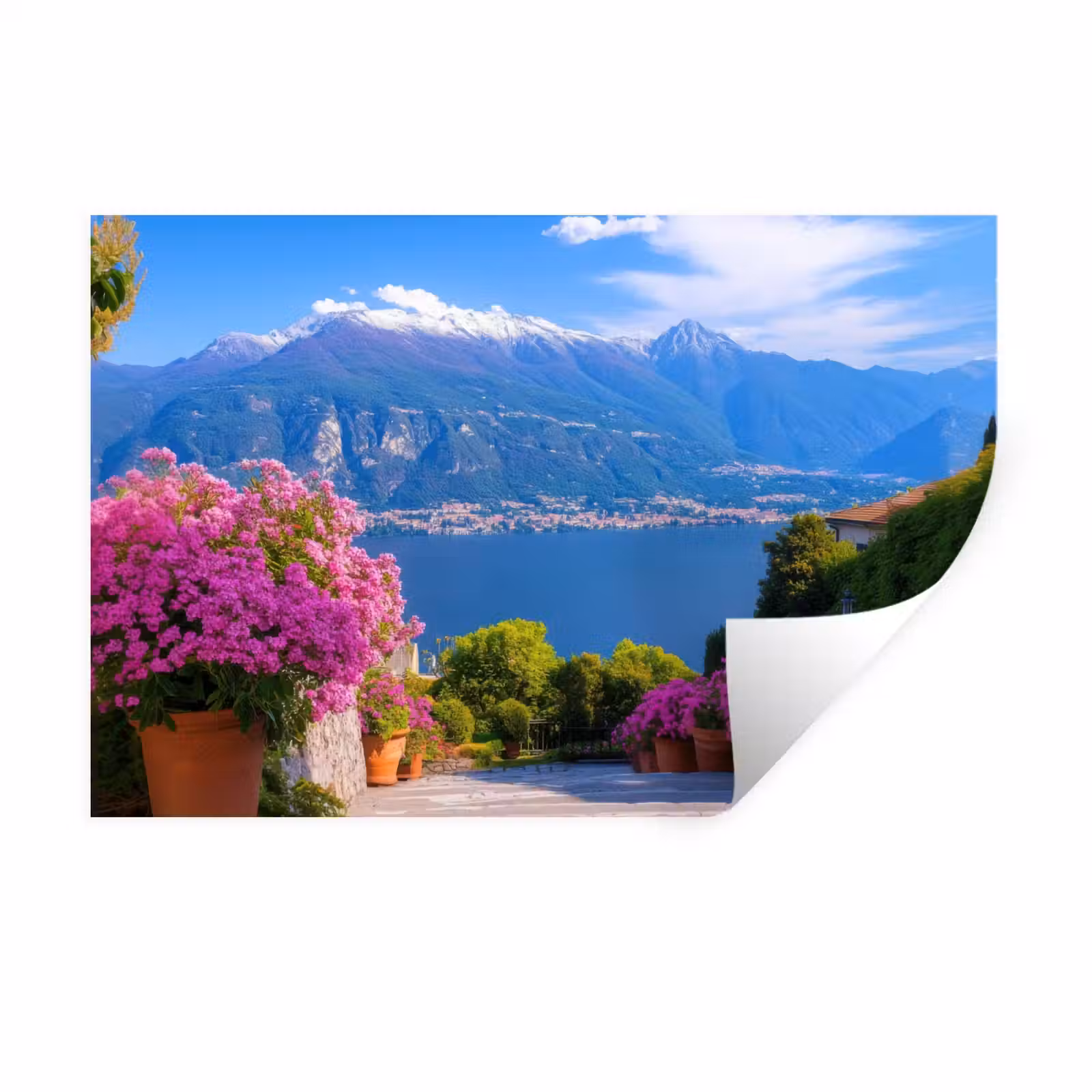 Muursticker - Lake Como - Italië - Landschap — 1