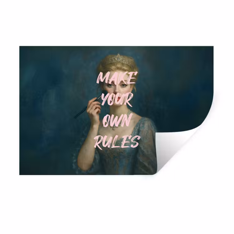 Muursticker - Klassiek - Sierlijk - Roze — 1