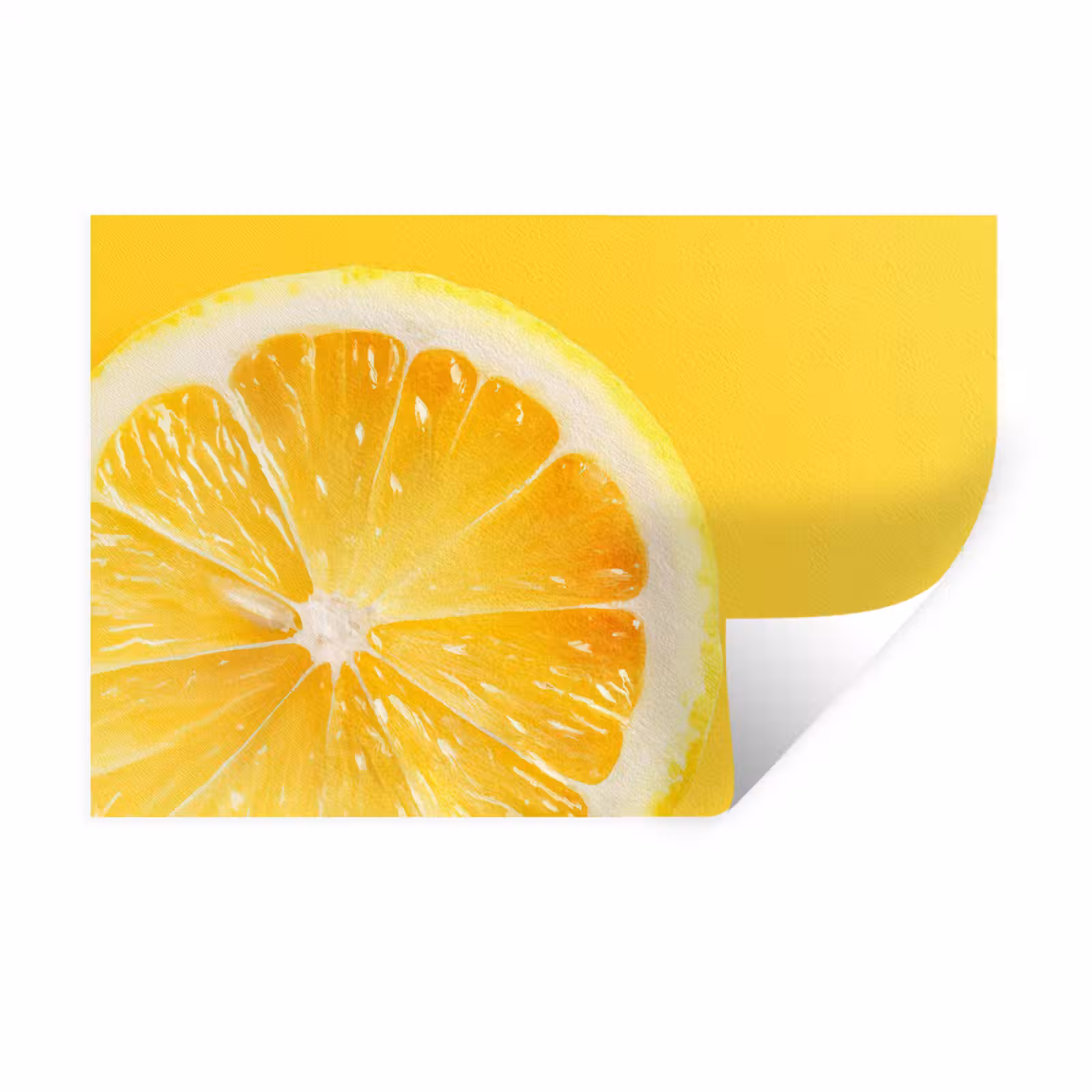 Muursticker - Citroen - Geel - Zonnig — 1