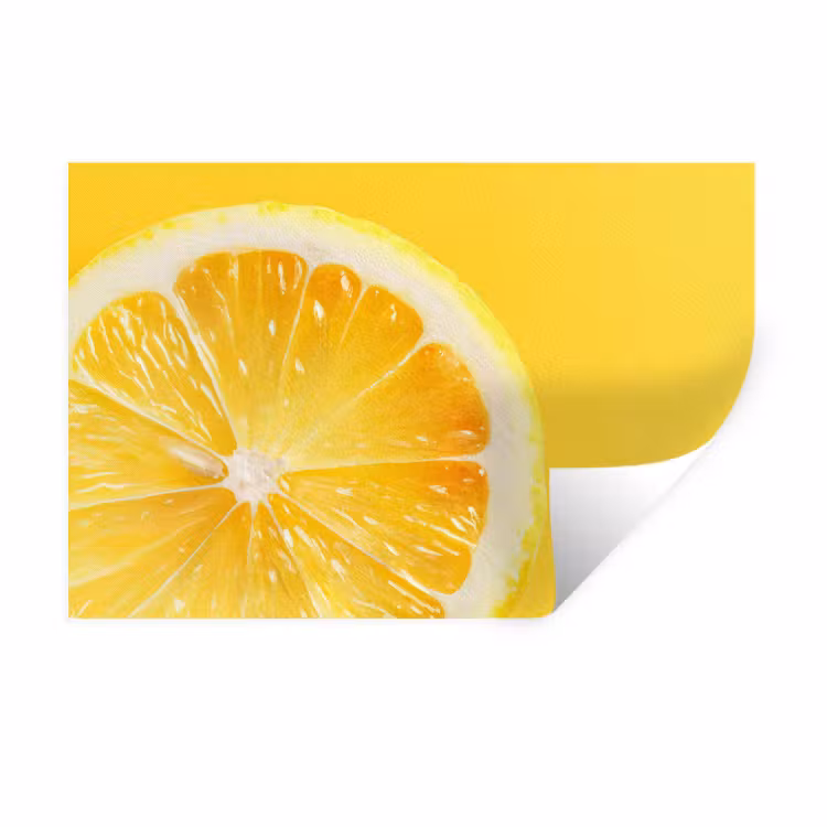 Muursticker - Citroen - Geel - Zonnig — 1