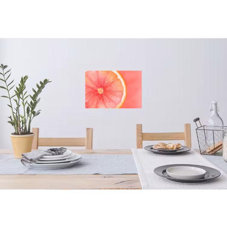 Muursticker - Grapefruit - Roze - Levendig — 3
