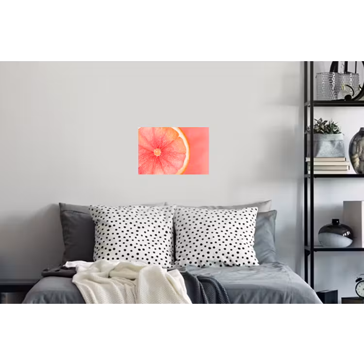Muursticker - Grapefruit - Roze - Levendig — 5