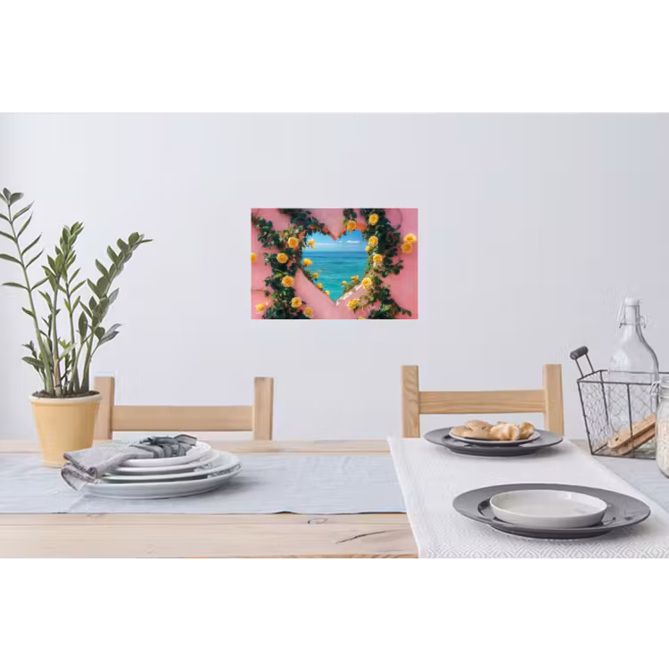 Muursticker - Hart - Zee - Muur — 3