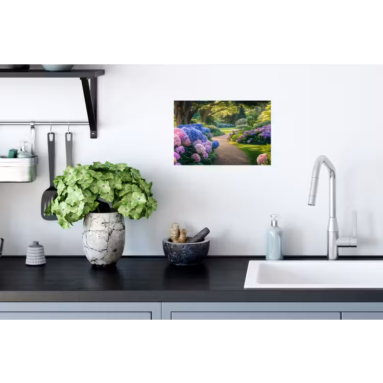 Muursticker - Hortensia- Park - Pad — 2