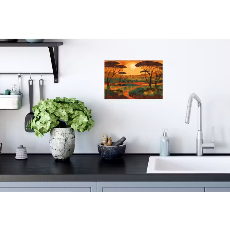 Muursticker - Landschap - Afrikaans - Zon — 2