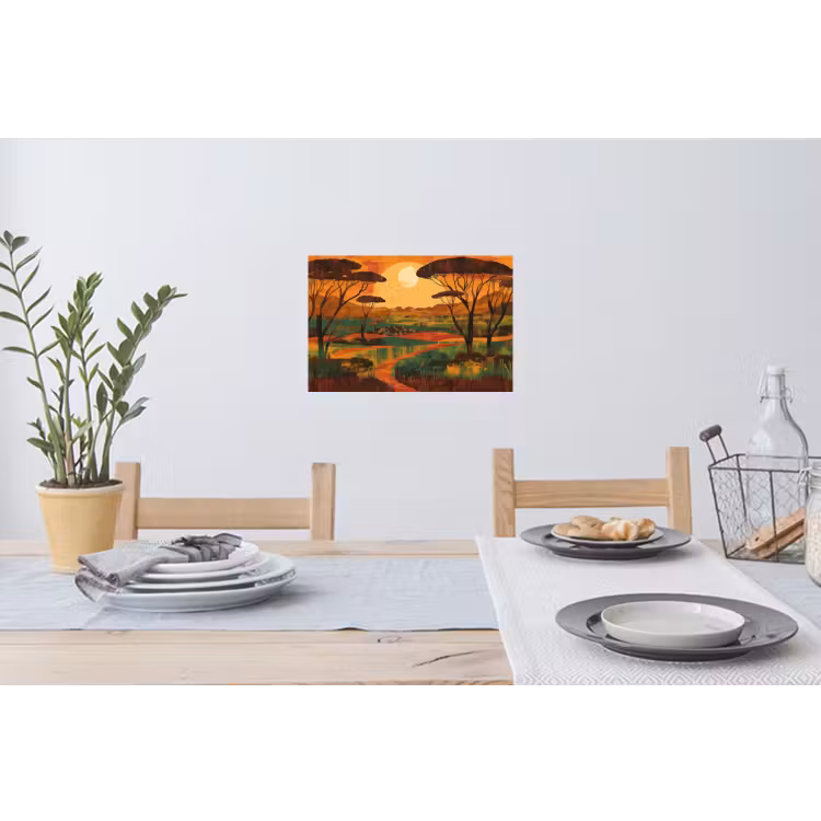 Muursticker - Landschap - Afrikaans - Zon — 3