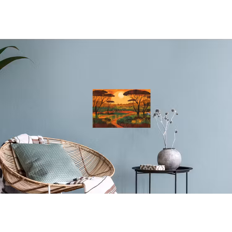 Muursticker - Landschap - Afrikaans - Zon — 4
