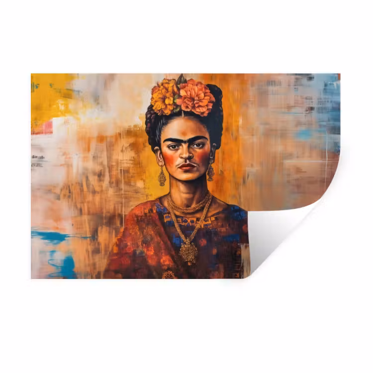 Muursticker - Portret - Sieraden - Schilderachtig — 1