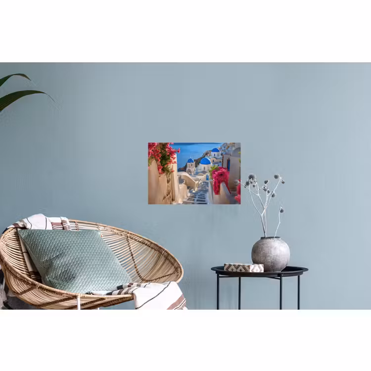 Muursticker - Santorini - Bloemen - Griekenland — 4