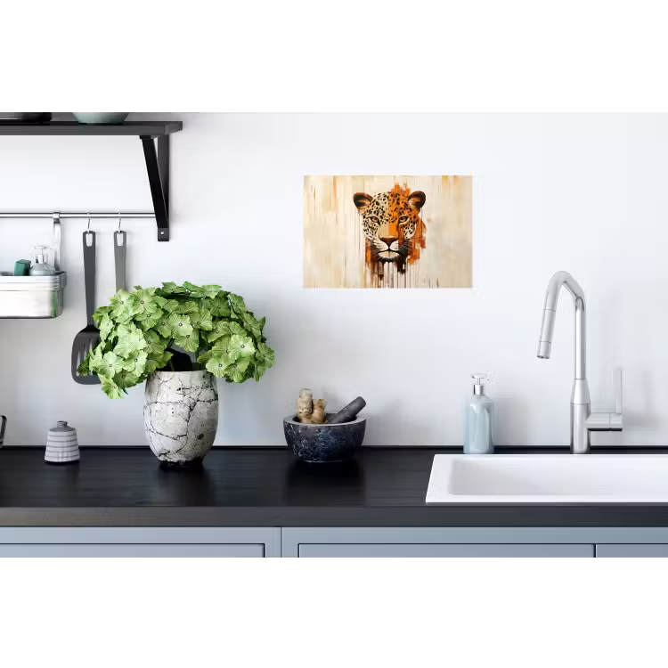 Muursticker - Luipaard - Symmetrisch - Strepen — 2