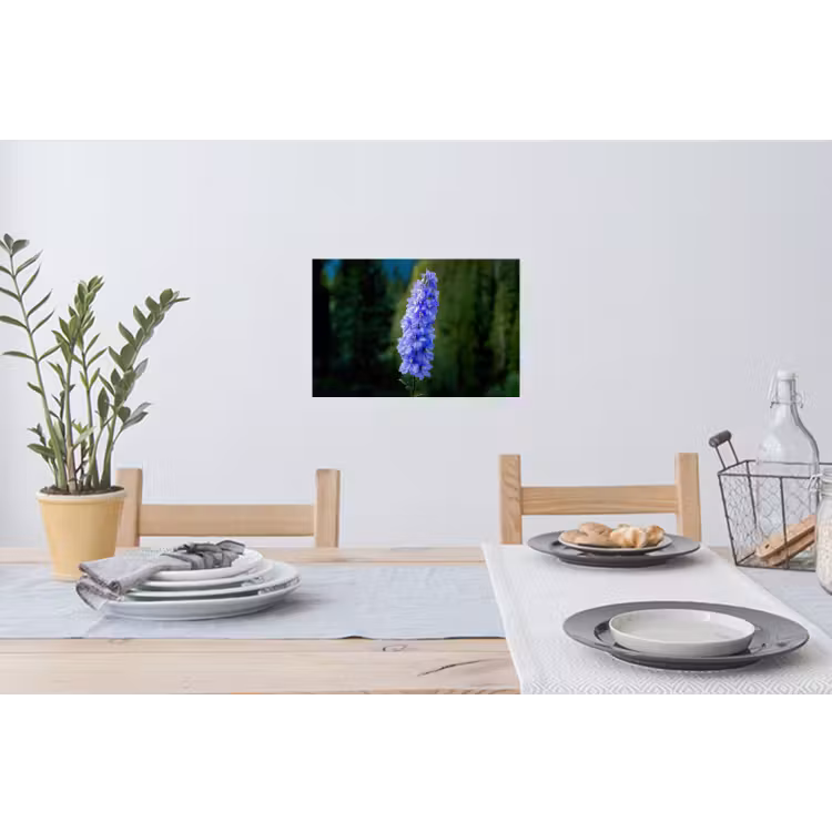 Muursticker - Bloemen - Blauw - Dennenboom — 3