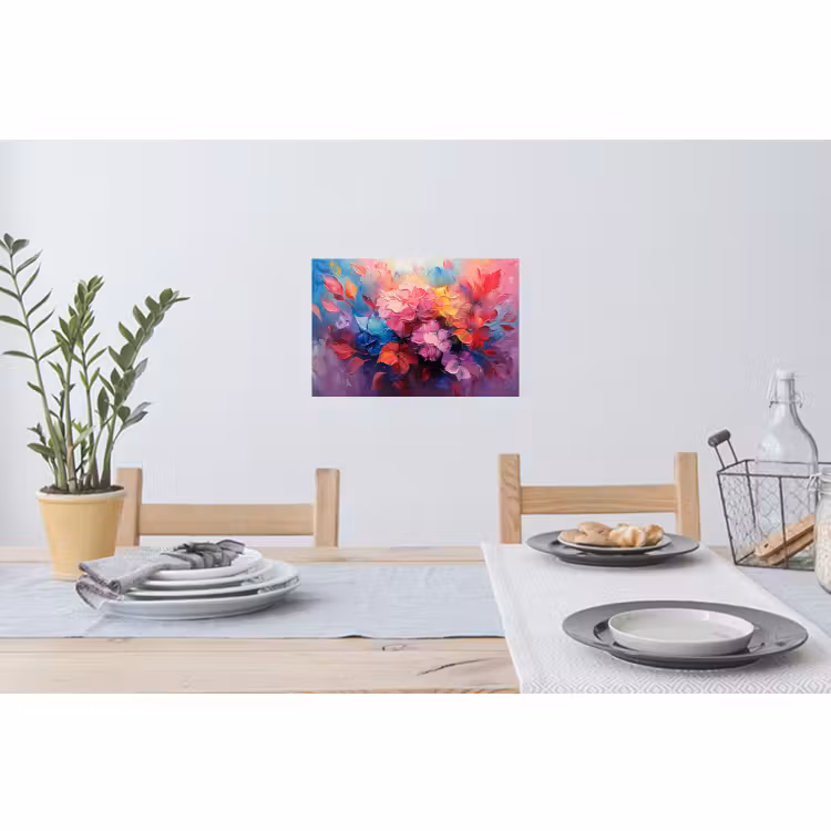 Muursticker - Bloemen - Roze - Watercolor - Kunst — 3