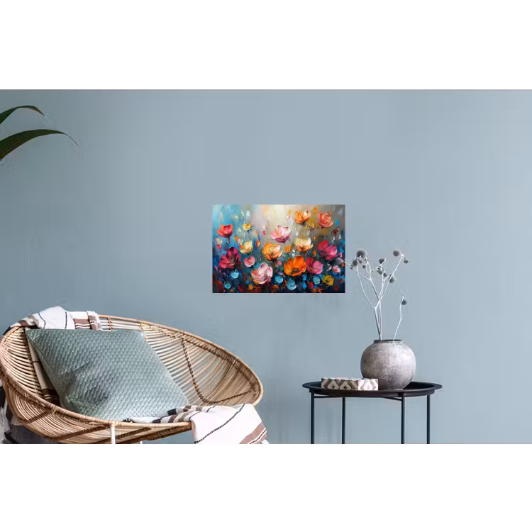 Muursticker - Klaprozen - Bloemen - Kunst - Botanisch — 4