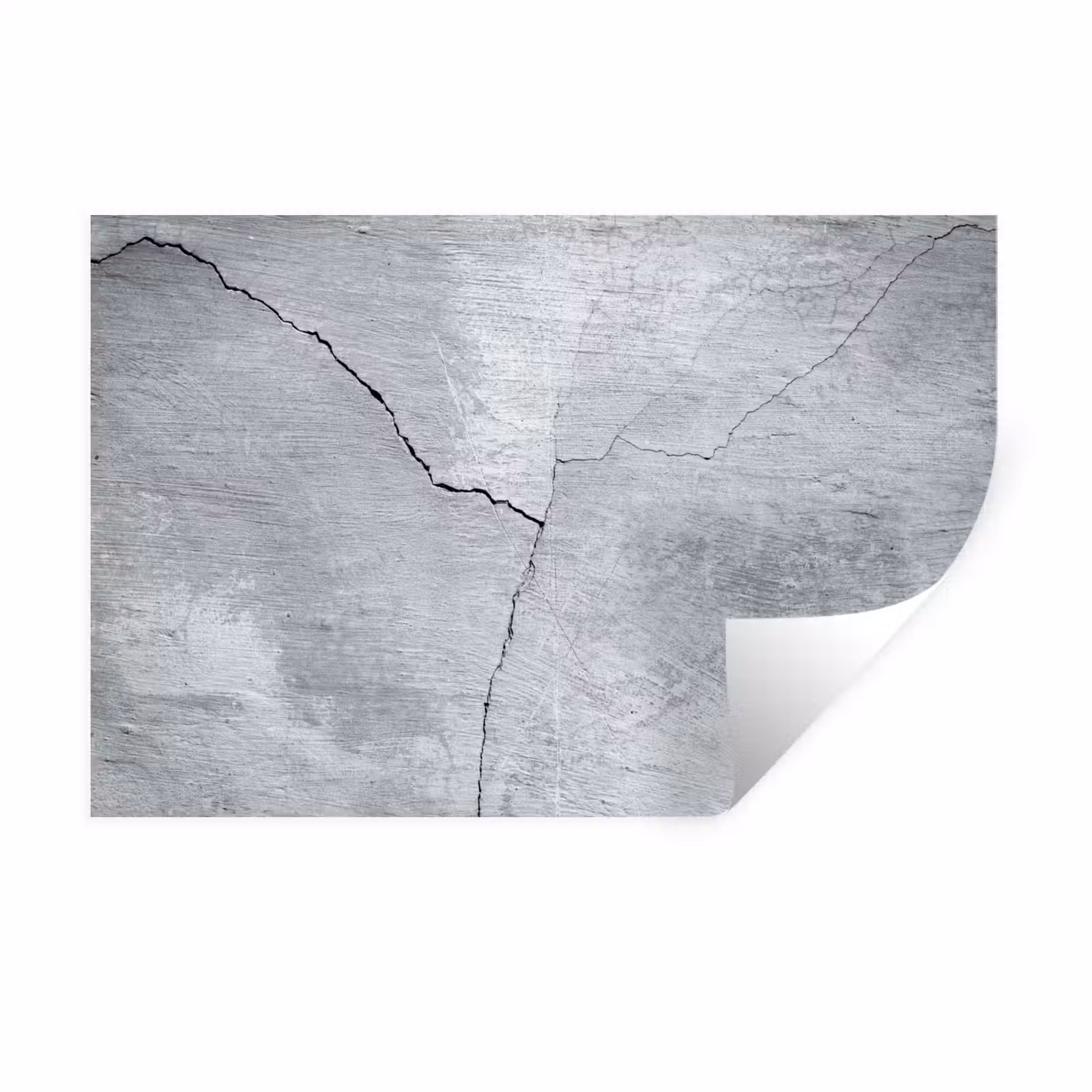 Muursticker - Beton - Scheur - Grijs — 1
