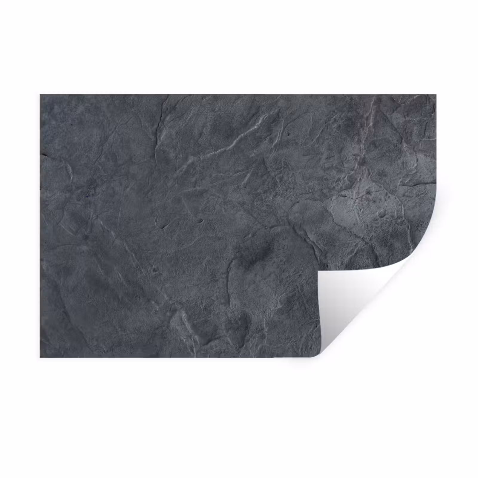 Muursticker - Grijs - Beton - Leisteen - Structuur - Retro — 1