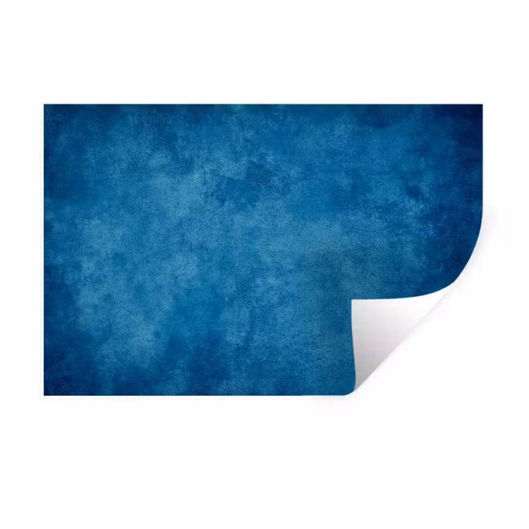 Muursticker - Beton - Blauw - Vintage - Structuur - Industrieel — 1