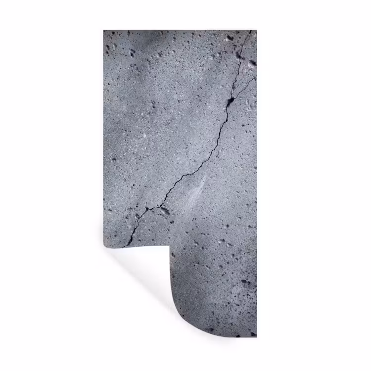 Muursticker - Beton - Grijs - Scheur — 1