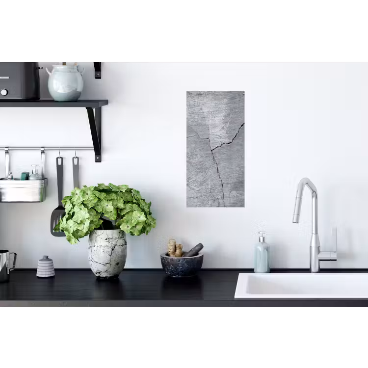 Muursticker - Beton - Grijs - Scheur — 2