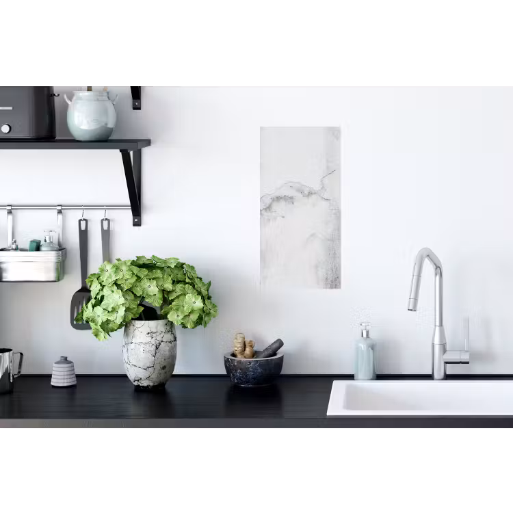 Muursticker - Beton - Grijs - Wit — 2