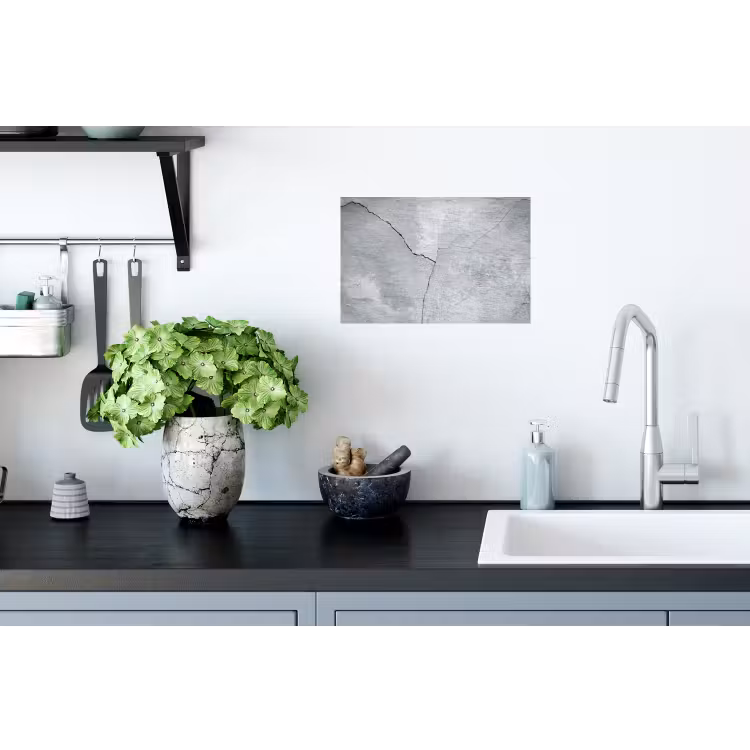 Muursticker - Beton - Scheur - Grijs — 2