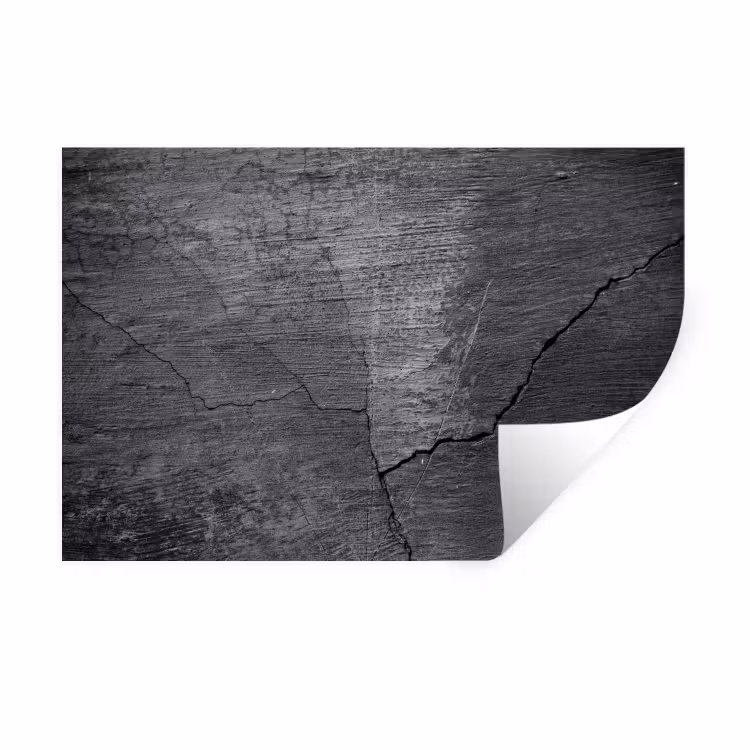 Muursticker - Beton - Zwart - Scheur — 1