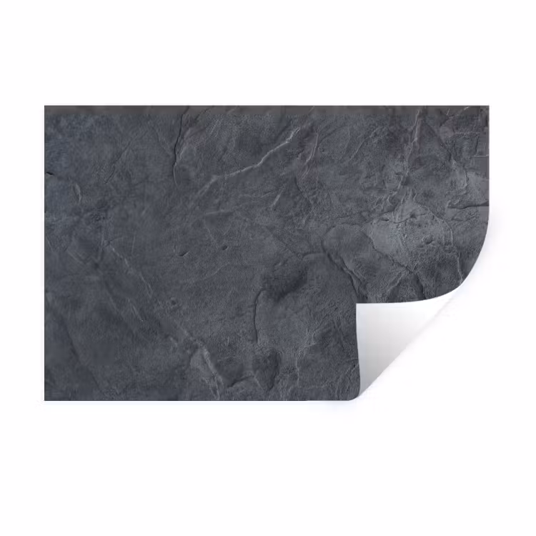 Muursticker - Grijs - Beton - Leisteen - Structuur - Retro — 1