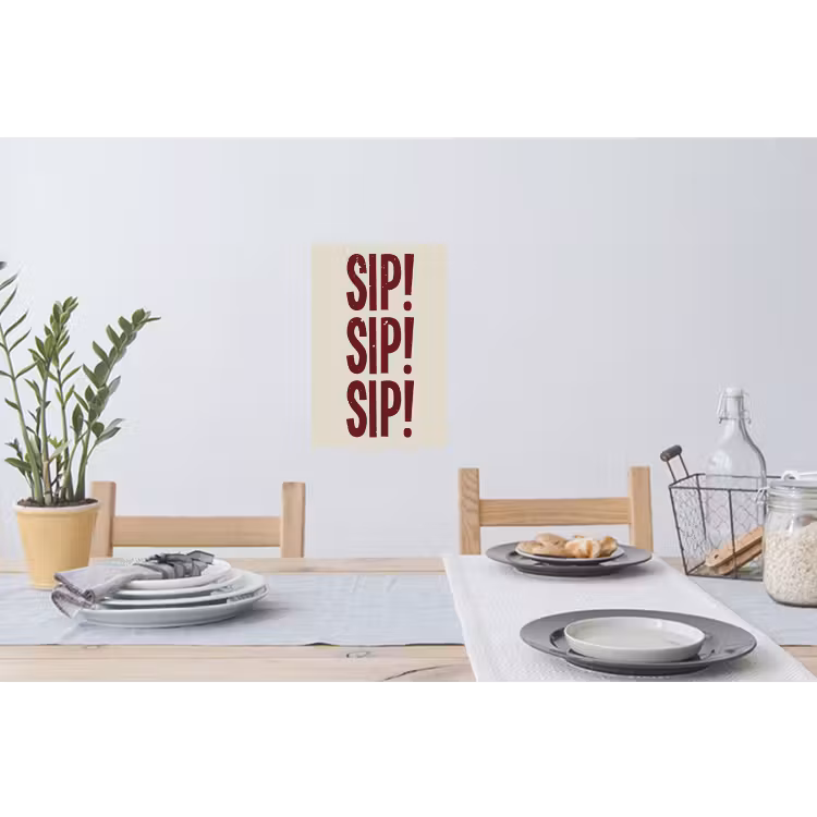 Muursticker - Japandi - Vintage - Decoratie - Rood — 3