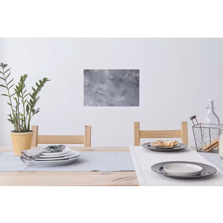 Muursticker - Leisteen - Beton - Retro - Structuren - Grijs - Rustiek — 3
