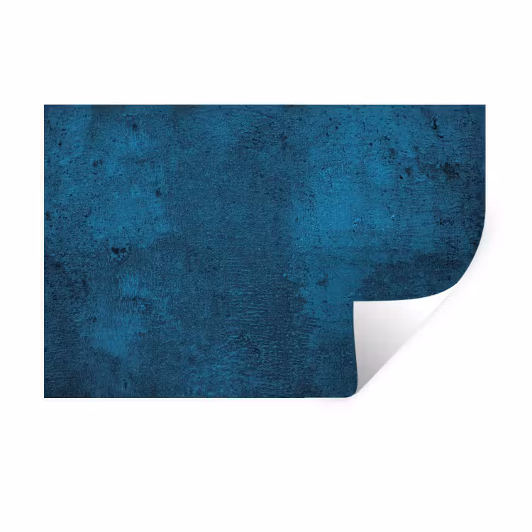 Muursticker - Natuursteen - Beton - Steen - Blauw — 1