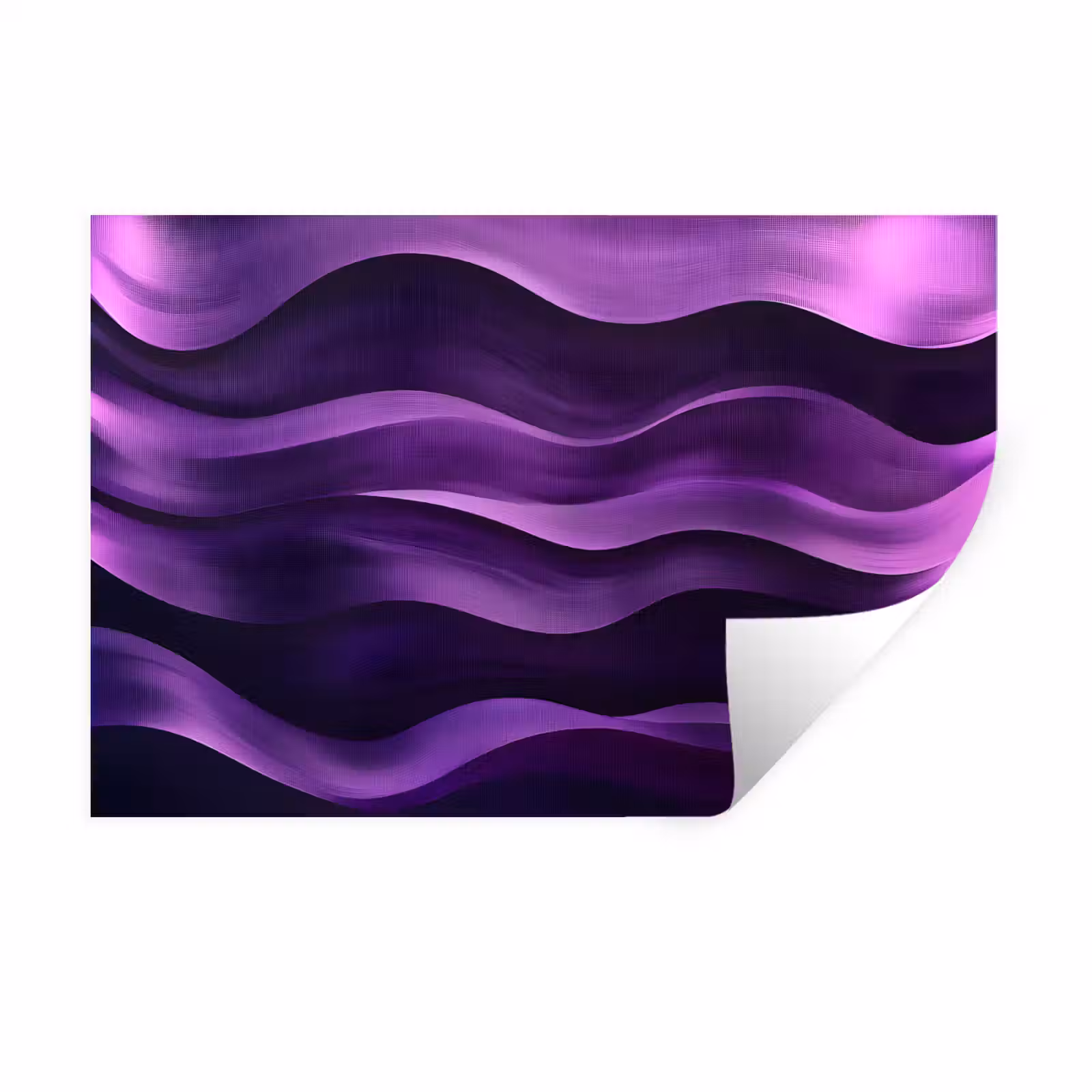 Muursticker - Golven - Abstract - Paars — 1