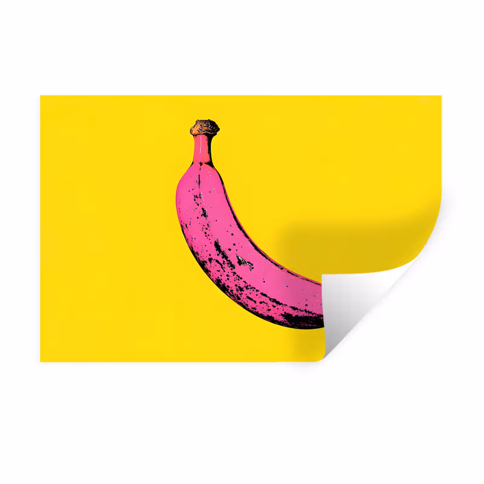 Muursticker - Banaan - Grafisch - Geel — 1