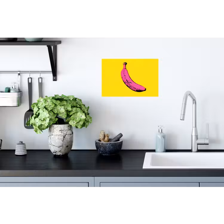 Muursticker - Banaan - Grafisch - Geel — 2